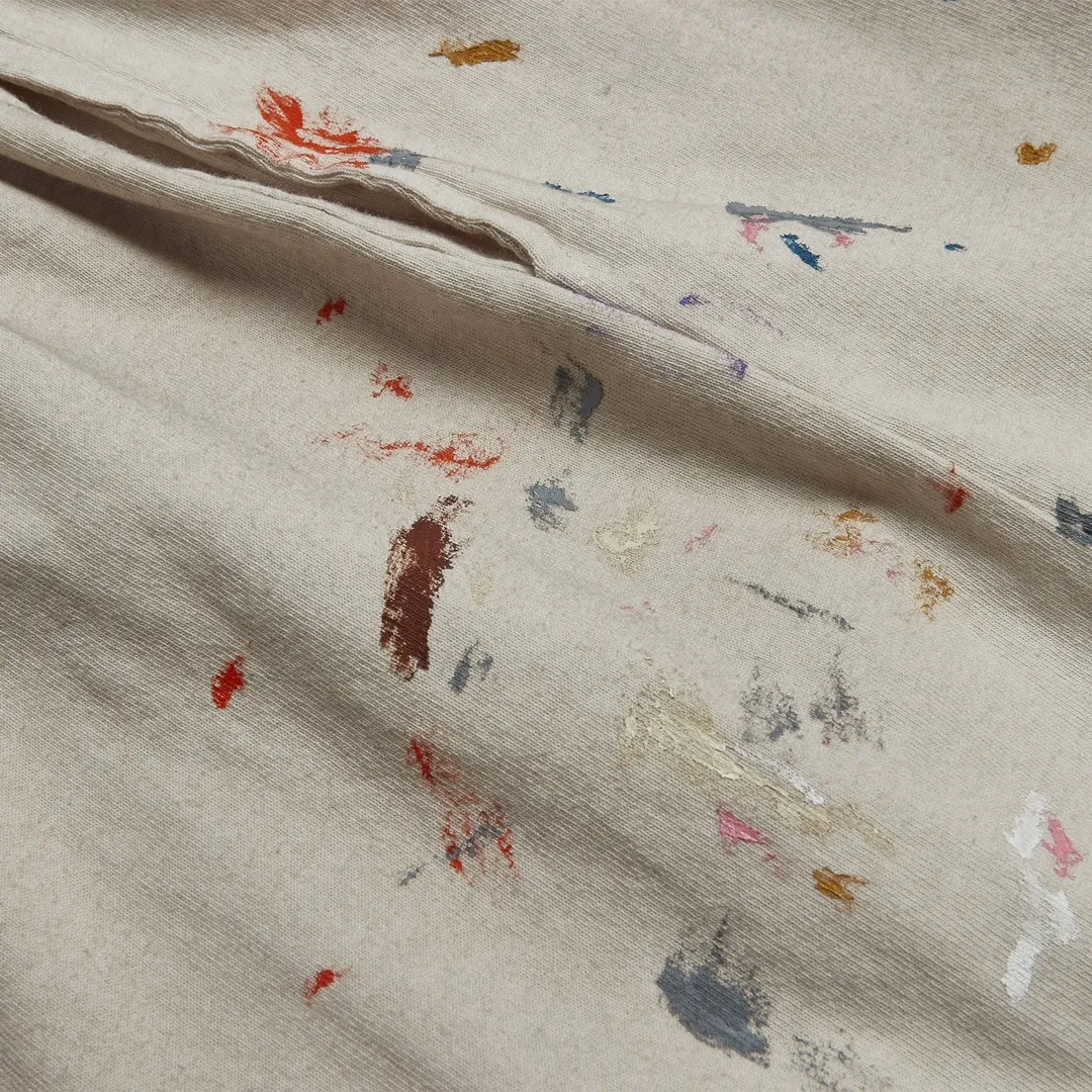 Heavy craftsmanship, the first choice for American boys in summer GALLERY DEPT. INSOMNIA SHORTS/WHITE English mud-dyed and ink-splashed shorts, off-white S-XL, super comfortable and breathable fabric, frees the lower body, heavy wash, mud-dyed and distressed, super complex ink-splashed graffiti